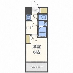 エスリード難波ザ・アークの物件間取画像